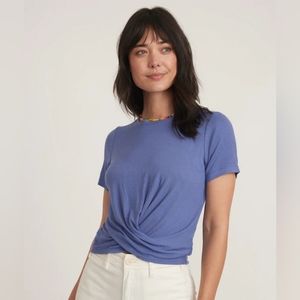 Marine Layer Lexi Ribbed Twist Front Top